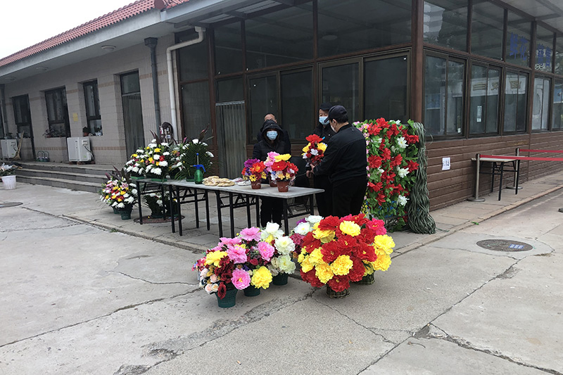 北京市潮白陵园多项措施确保“寒衣节”祭扫安全有序